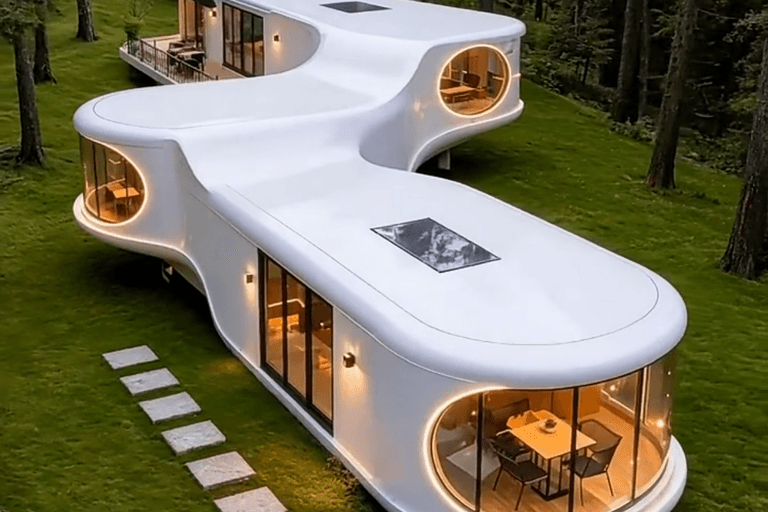 forest, modular houses, lifestyle