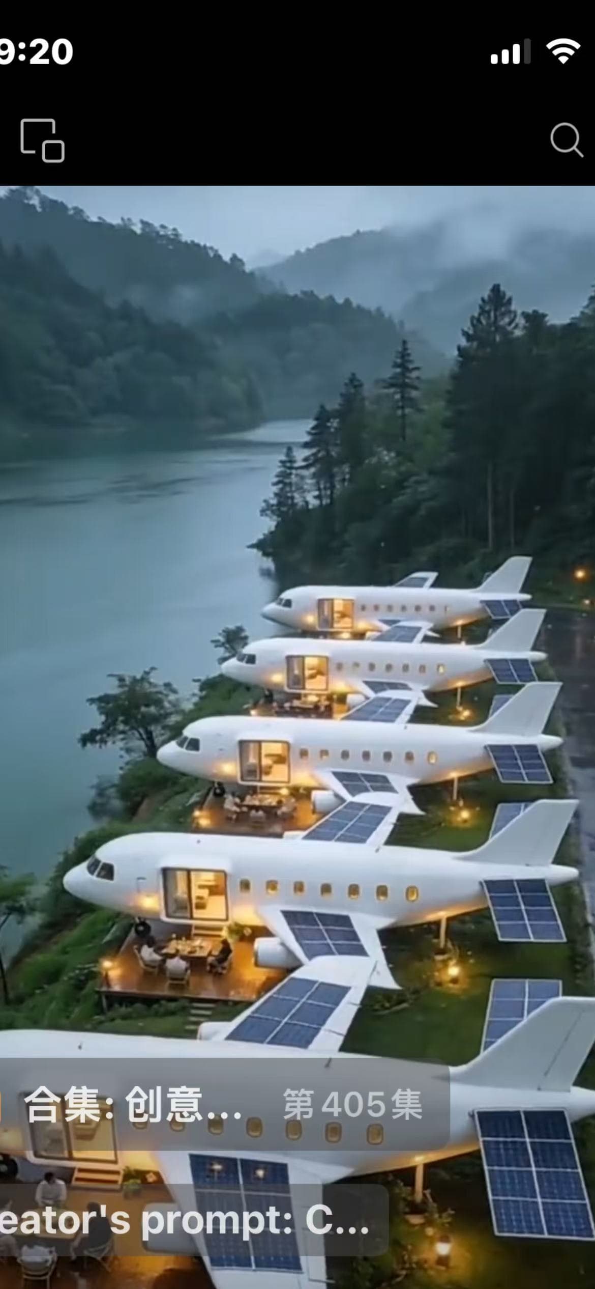 aircraft, river side, Modular homes